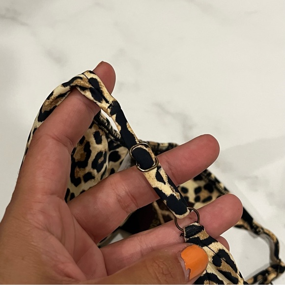 New Rio de Sol Brazilian Bottom Leopardo Invisible Bikini bottoms Medium - Picture 6 of 9